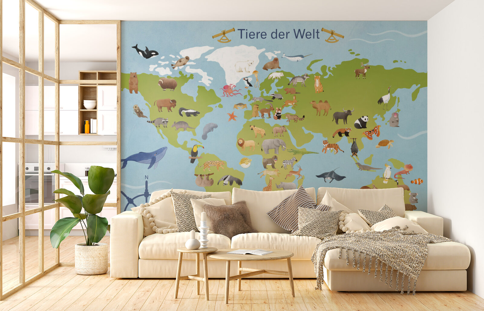 Judith Loske - World Map german