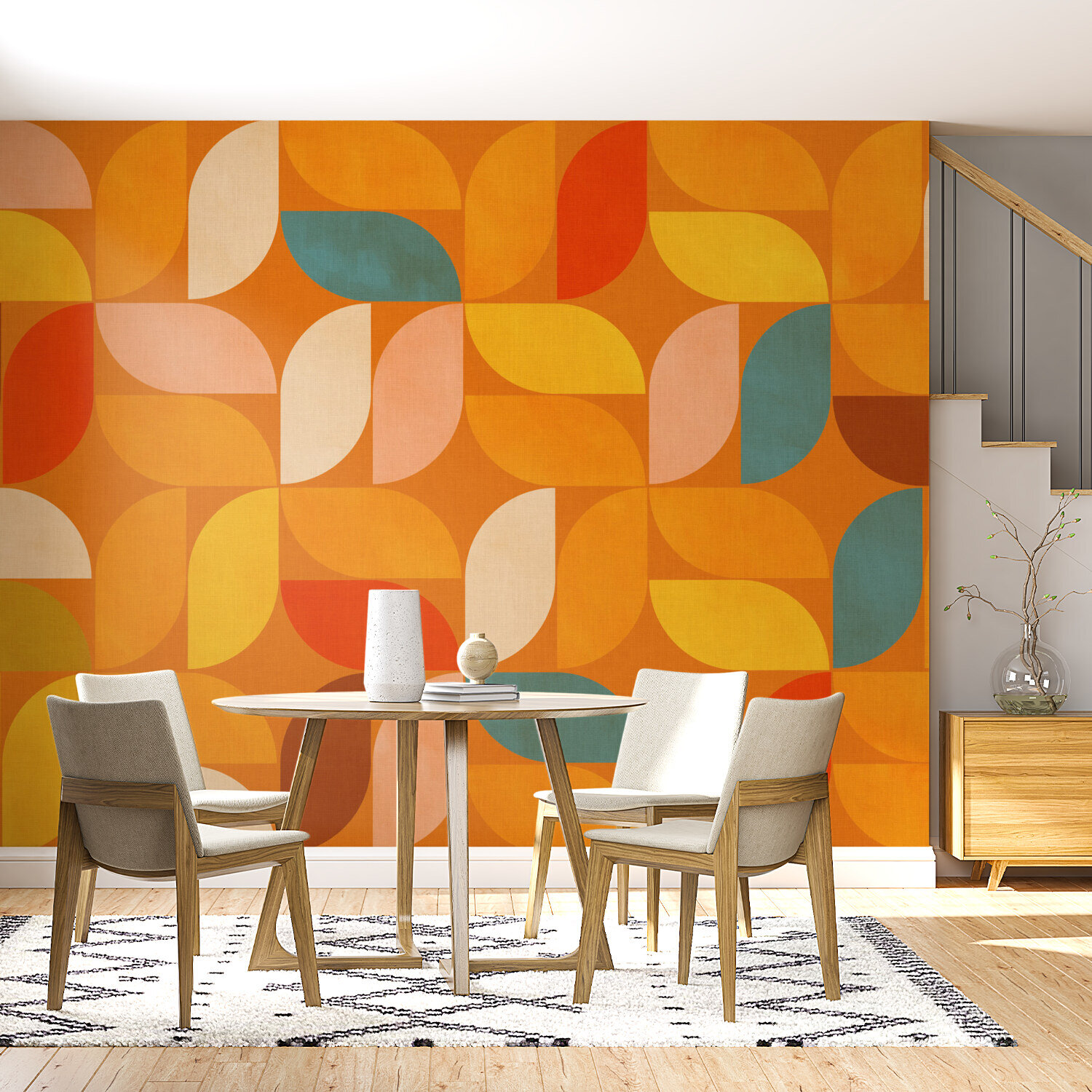 Autumn Hues Geometric
