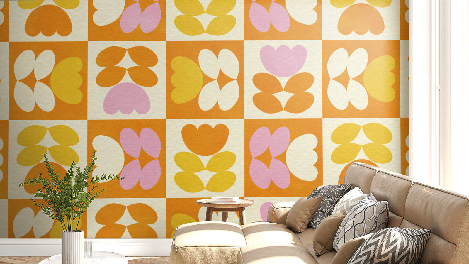 Colorful Heart Mosaic