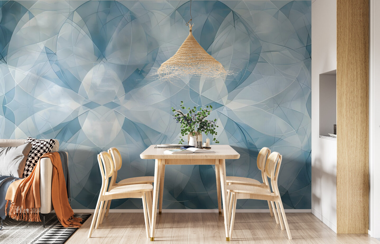 Kaleidoskop in Blau