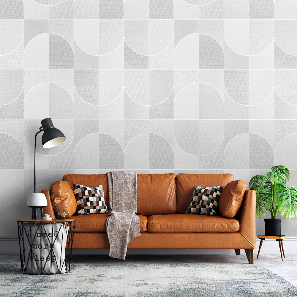 CANVAS GEO TILES GREY
